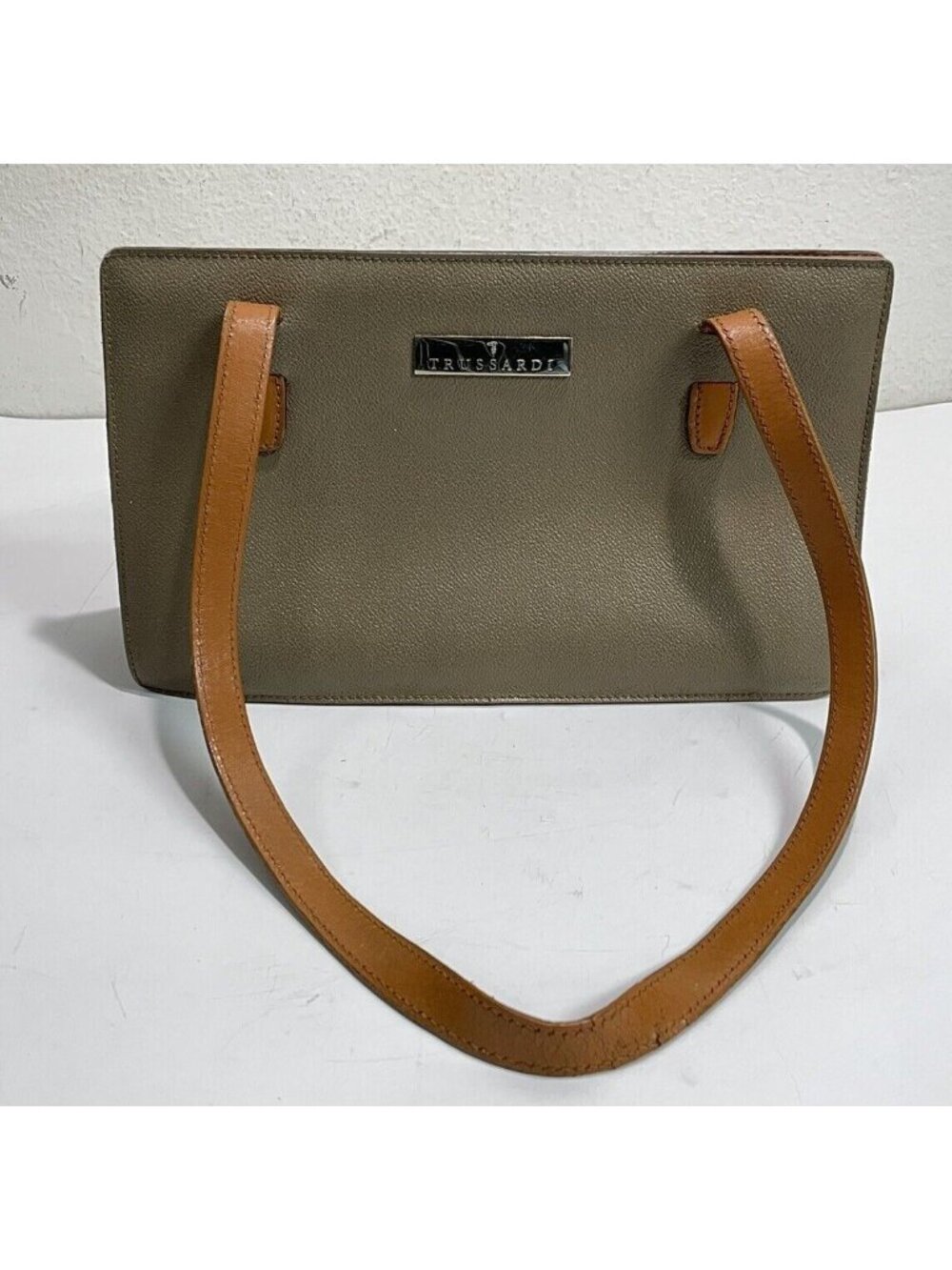 Trussardi Collezione Crespo ~ Women's Leather Shoulder / Hand Bag ~ 12 x 8 x 4